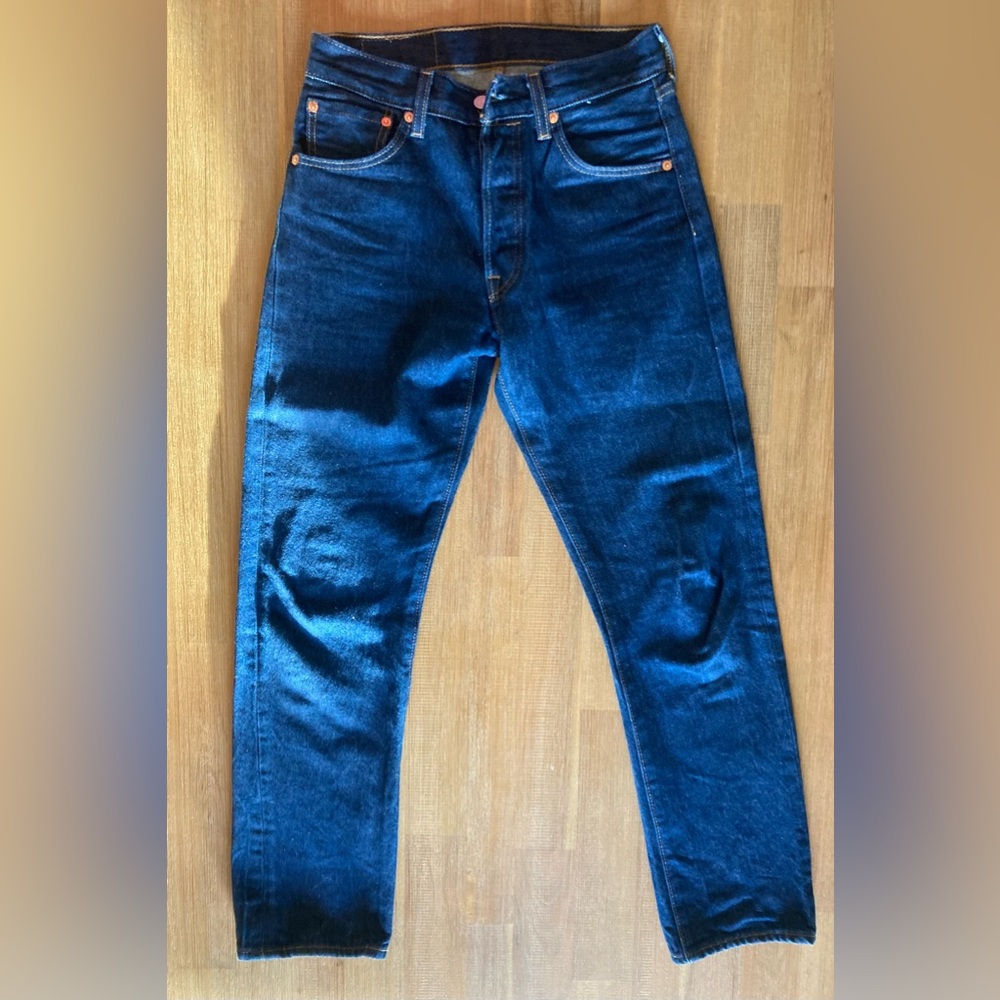 Levi’s Mens 501 shrink to fit jeans